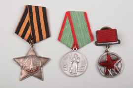 Russia - Lot of 3 medals