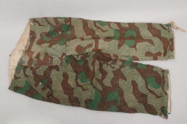 Wehrmacht reversible splinter camo winter trousers - Rb-numbered