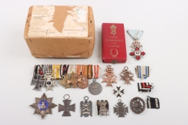 Medal group of a WWI veteran and Order of Queen Tamara recipient