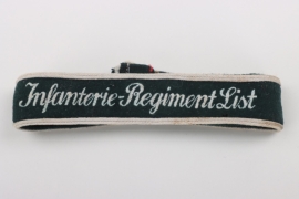 Heer cuff title "Infanterie-Regiment List" - EM/NCO type