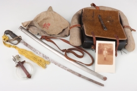 Military equipment and a sabre for children - period time toys