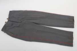Heer Art.Rgt.26 straight parade trousers - named