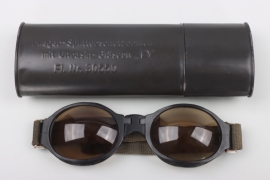 Luftwaffe splinter protection goggles in case - Fl. Nr. 30550