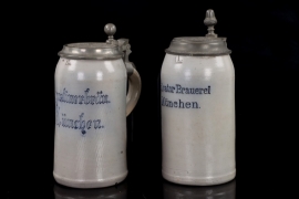 2 x Bavarian beer mugs