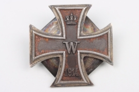 1914 Iron Cross 1st Class on screw-back - DRGM/938