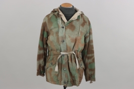 Wehrmacht reversible winter parka "fluffy edges" tan & water camp
