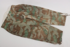 Wehrmacht "fluffy edges" tan & water camo winter trousers