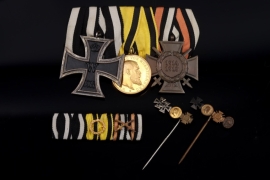 Medal Bar with Wurttemberg - Golden Military Merit Medal