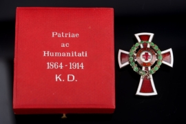 Austria-Hungary - Decoration for Services to the Red Cross Officer's Cross