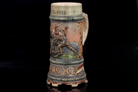 Bulgarian Porcelain reservist's beer mug
