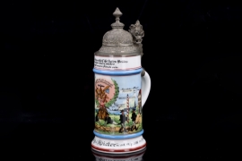 "Proletarian of all countries" Imperial Germany reservist's beer mug