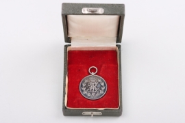 Friedrich August Medal in Silver in case