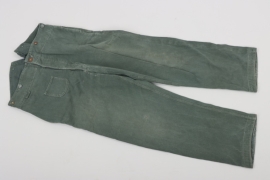 Wehrmacht HBT drill trousers