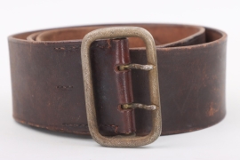 NSDAP "double open-claw" leather belt - RZM