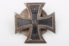 1914 Iron Cross 1st Class on screw-back - DRGM/Victoria