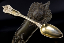 Kaiser Wilhelm II personal silver spoon - Wagner