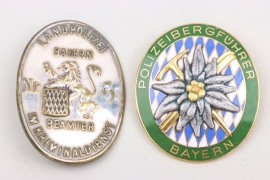 Federal Republic of Germany - Polizeibergführer & Kriminaldienst Badges