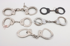 Lot of german & international Police handcuffs
