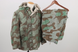 Wehrmacht reversible winter parka with trousers "Splinter camo"