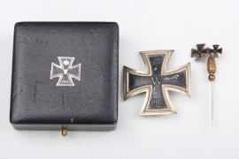 1914 Iron Cross 1st Class in case + miniatur