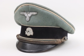 Waffen-SS officer's visor cap - named