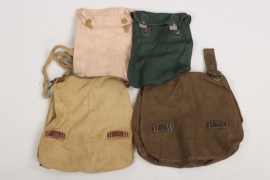 Wehrmacht two bread bags & two gas plane bags