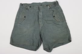 Luftwaffe shortened drill trousers