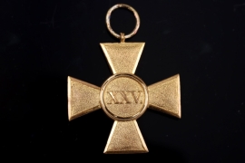 Prussia - Long Service Awards Service cross for officers for 25 years