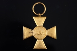 Prussia - Long Service Cross for Officers for 25 years
