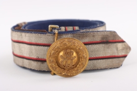 Württemberg officer's dress belt and buckle
