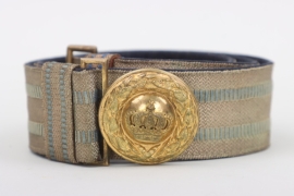 Bavarian officer's dress belt and buckle