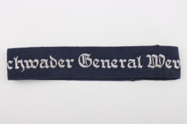 Luftwaffe officer's cuff title "Geschwader General Wever"