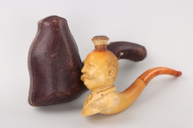 Oldenburg Frederick Augustus II meerschaum pipe in case