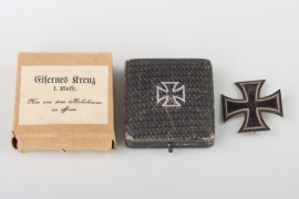 1914 Iron Cross 1st Class "WS" with case & outer carton - engraved