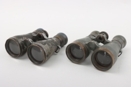 2 x WWI binoculars 08