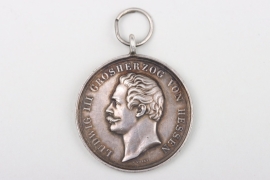 Hessen-Darmstadt - Silver Medal 'For Bravery', 1850 - 1889