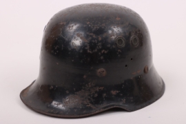 Early Police helmet with missing decals