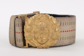 Kaiserliche Marine officer's dress belt and buckle