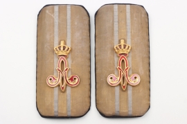 Belgium - shoulderboards with cypher of King Albert I