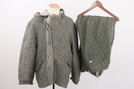 Wehrmacht reversible winter parka & trousers - quilted
