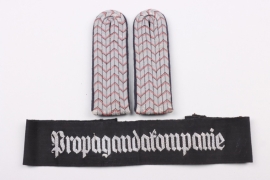 Propagandakompanie cuff title & Sonderführer shoulderboards