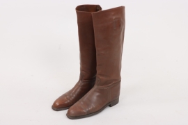 NSDAP/Police brown leather boots for officers/leaders