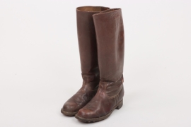 NSDAP/SA brown leather boots