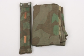 Wehrmacht & Switzerland - shelter quarter, tent poles and hooks with bag