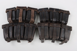 4 x Wehrmacht K98 ammunition pouches