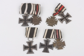 Lot 1914 Iron Crosses 2nd Class and Honor Crosses of WWI