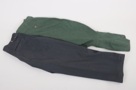 Heer Breeches trousers  + Luftwaffe straight trousers