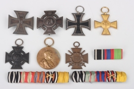 Medal grouping of a WWI veteran - 1914 Iron Cross 1st Class winner