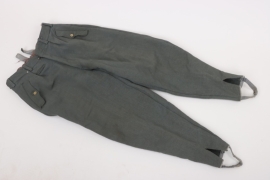 Heer/ Waffen-SS straight field trousers - italian fabric