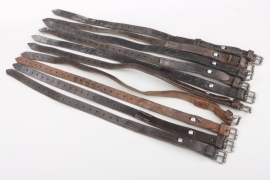 Lot of 10 Wehrmacht support straps